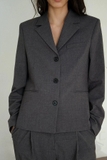 Blazer Mango 3 khuy ghi