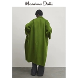 Áo dạ Massimo Dutti xanh