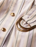 Váy ZIMMERMANN kẻ xanh kèm belt