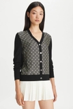 cardigan TORY BURCH họa tiết monogram