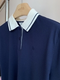 Áo polo HAZZY viền cổ đỏ 2 màu