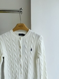 Cardigan RALPH LAUREN vặn thừng