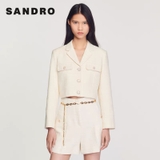 Set dạ Tweed SANDRO ( áo+ quần )