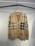 Cardigan BURBERRY kẻ đỏ
