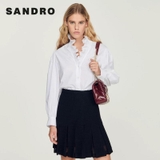 Sơ mi SANDRO cổ dựng chun