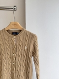 Cardigan RALPH LAUREN vặn thừng