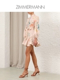 Váy ZIMMERMANN hoa cam nude