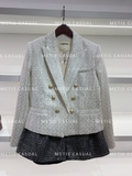 Áo khoác L'AGENCE dạ tweed