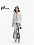 Áo khoác SELF PORTRAIT kem xuông