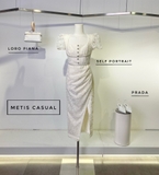 Váy SELF PORTRAIT ren cổ vuông