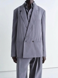 Blazer LEMAIRE ghi 2 khuy