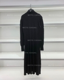 Váy COS body cao cổ dáng dài