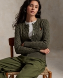 Cardigan RALPH LAUREN vặn thừng