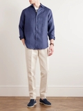 Set linen LORO PIANA áo+ quần