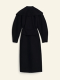 Áo dạ ZARA cổ bẻ đen