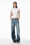 Quần jean ALEXANDER WANG cạp dây bling