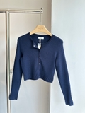Cardigan SANDRO navy logo