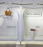 Váy 2 dây REFORMATION linen 2 màu