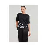 Tshirt KARL LARGERFELD trơn thêu nổi chân