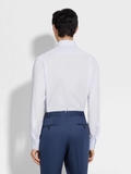 Sơ mi ZEGNA kẻ 2 màu