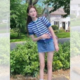 Áo len RALPH LAUREN kẻ cộc tay