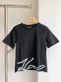 Tshirt KARL LARGERFELD trơn thêu nổi chân
