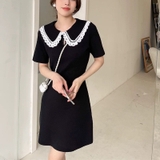 Váy MAJE cổ ren ren dập