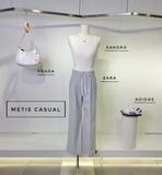 Quần Zara xuông cạp trắng