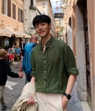 Sơ mi RALPH LAUREN linen 2025