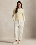 Áo len RALPH LAUREN trơn cổ tròn dài tay 4 màu