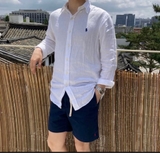 Sơ mi RALPH LAUREN linen 2025