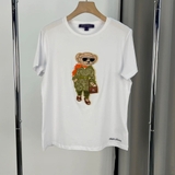 Tshirt RALPH LAUREN trắng gấu rêu