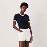 Áo LACOSTE cộc viền cổ 5 màu