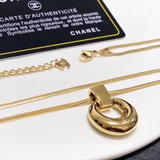 Vòng cổ Chanel vàng