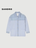 Áo khoác SANDRO logo cải jean
