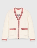 Cardigan MAJE viền đỏ
