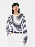 Áo MO&CO xuông kẻ 2 màu