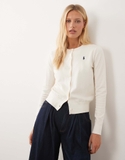 Cardigan RALPH LAUREN trơn len mỏng 6 màu