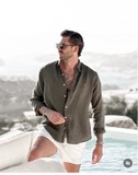 Sơ mi RALPH LAUREN linen 2025