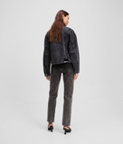 Quần jeans KARL LAGERFELD đen mài