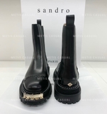 Boot Sandro họa tiết mũi