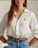 Sơ mi RALPH LAUREN linen 2025