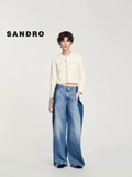 Cardigan SANDRO kem túi ngực