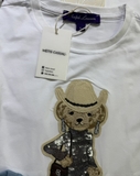 Tshirt RALPH LAUREN gấu áo bling