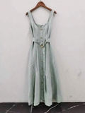 Váy AJE 2 dây xếp ly ngực