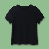 Tshirt COS trơn viền cổ tay 2 màu