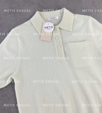 Áo len cashmie THE ROW cộc tay