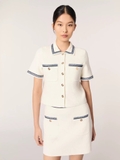 Chân váy MAJE viền đen (có set)