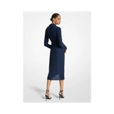 Váy lụa MICHAEL KORS xoắn eo