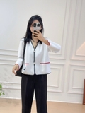 Cardigan THOM BROWNE viền áo